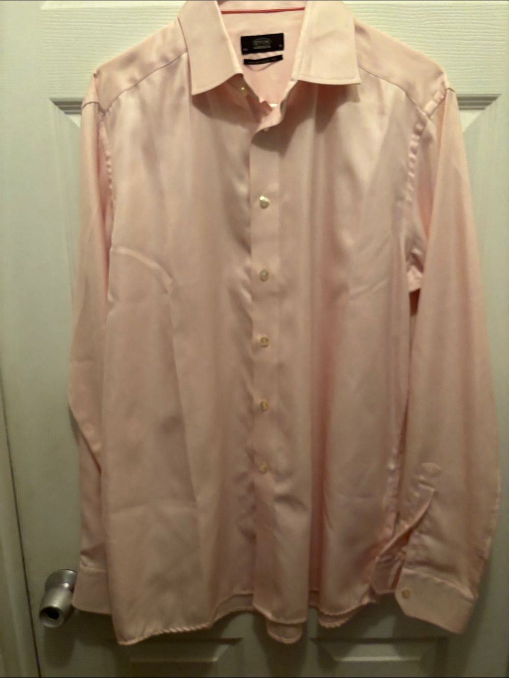 Eton Men's Light Pink Dress Shirt - Spread Collar